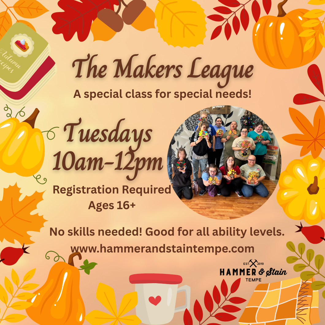 The Makers League (A Special Class for Special Needs) October