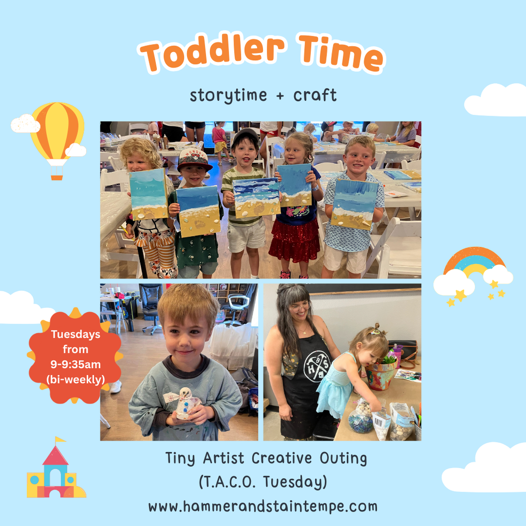 Tiny Artist Creative Outings (T.A.C.O. Tuesday Toddler Time)