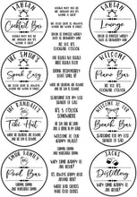 Custom Home Bar Sign - Cocktail Lovers