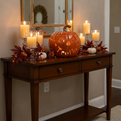Personalized Ceramic Jack o Lantern Pumpkin Painting Kit