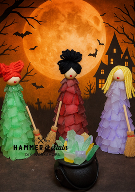 Sanderson Sisters Sea Glass Tree Trio - Take Home Kits