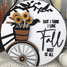 3D Fall & Halloween door hangers