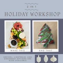 Holiday Charcuterie & Resin Pouring Workshop (Tuesday, December 19th @ 6pm)
