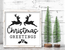 Modern Christmas Square Signs