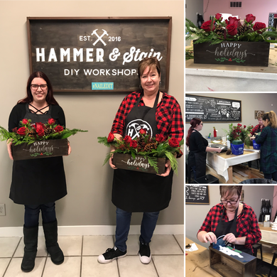 Floral Centerpiece Workshop with Amazing Flowers (Monday, December 18th @ 6pm)