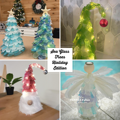 Tumbled Sea Glass Trees Holiday Edition (Sunday, November 24th @ 1pm)