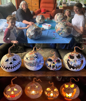 Kids Who Craft - Paper Mâché Pumpkins (Sunday, October 19th @ 1:30pm)