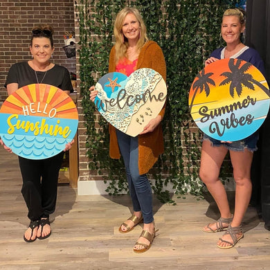 3D Summer Door Hangers Workshop (Friday, May 1st @ 6pm)