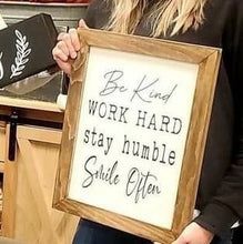 WEEK 4: Small Framed Signs