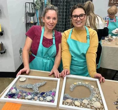 Seascape Window Resin Workshop (Sunday, January 26th @ 1pm)