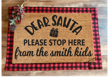 *Christmas doormats