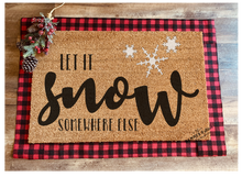 *Christmas doormats