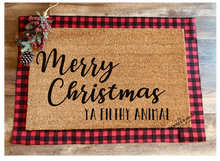 *Christmas doormats