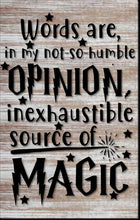 HP Wizards and Witches Themed Projects