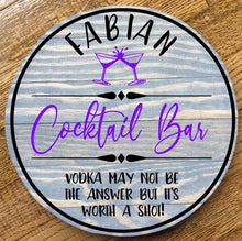 Custom Home Bar Sign - Cocktail Lovers