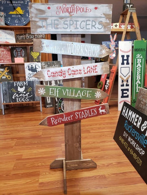 Holiday Directional Signs